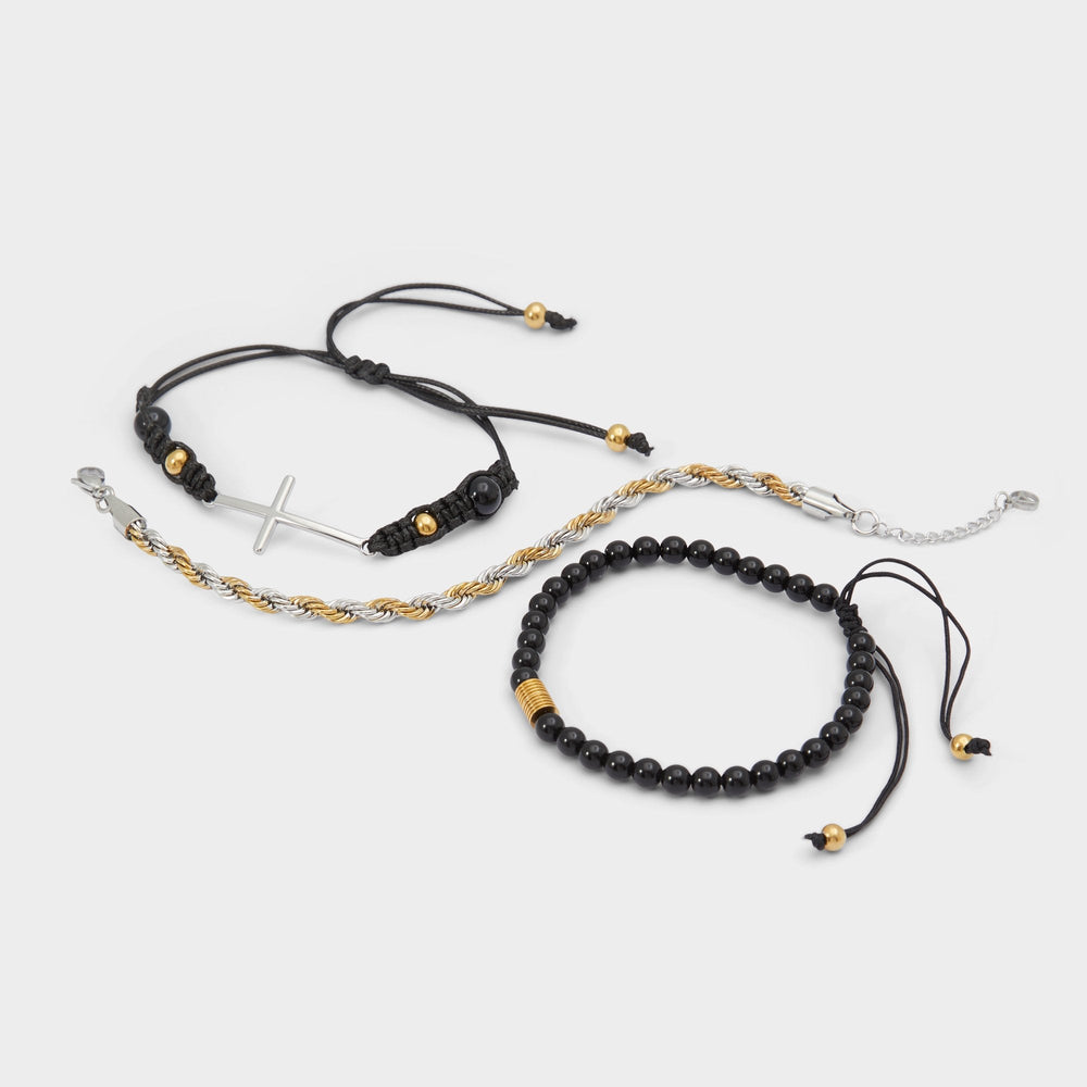 Aldo Waoron Black/Gold Multi Men's Jewelry - Bracelet Men