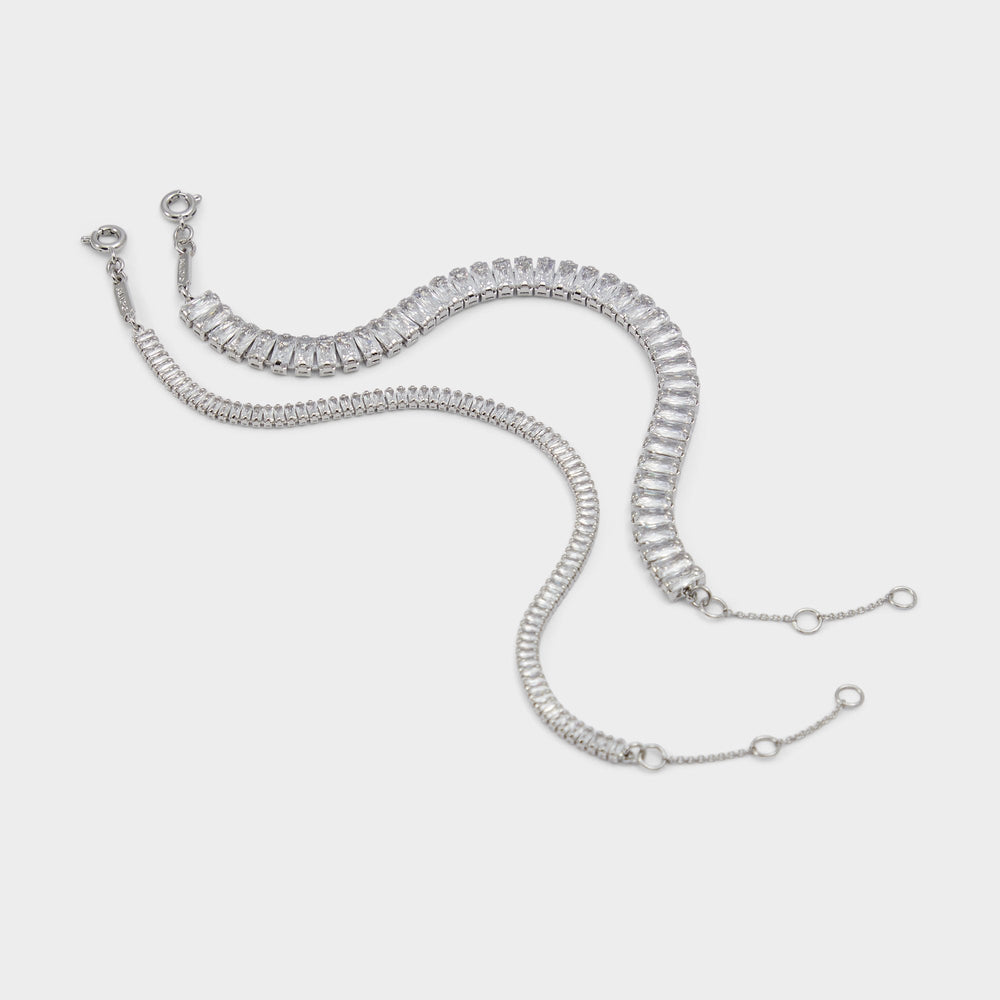 Aldo Lagodi Silver/Clear Multi Women's Cubic Zirconia - Bracelet Accessories