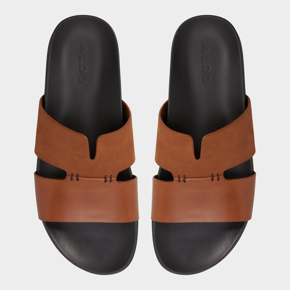 Aldo Marcelo in Cognac - Slide sandal New|Men