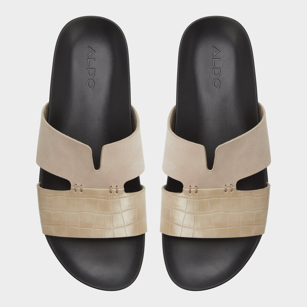Aldo Marcelo in Taupe - Slide sandal New|Men