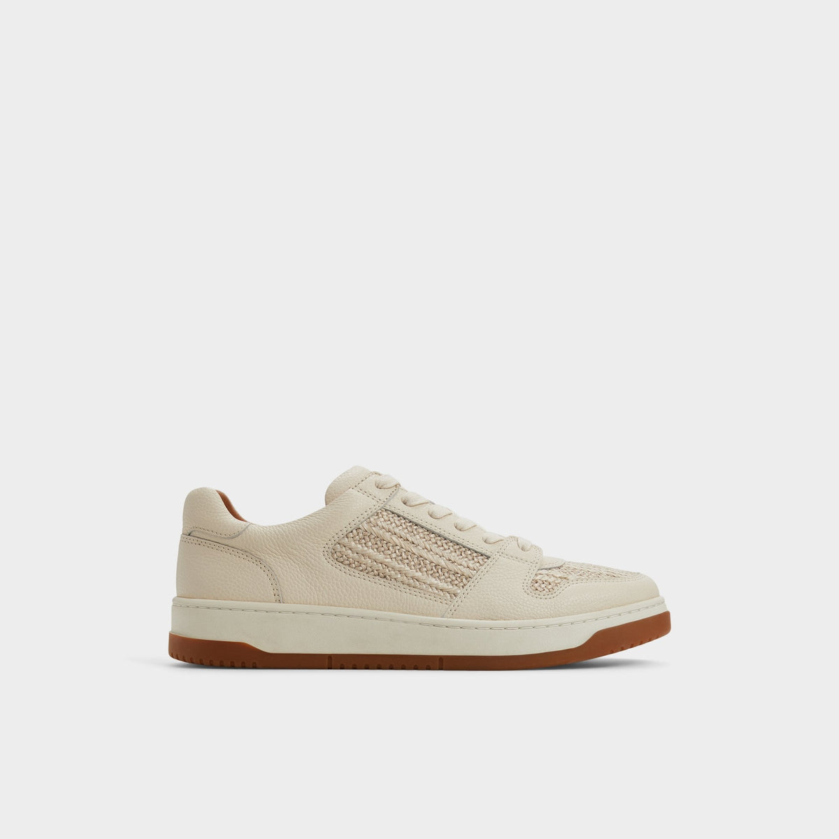 Aldo Ludlow White Leather Mixed Material Men's Low top - Low top sneaker New|Men