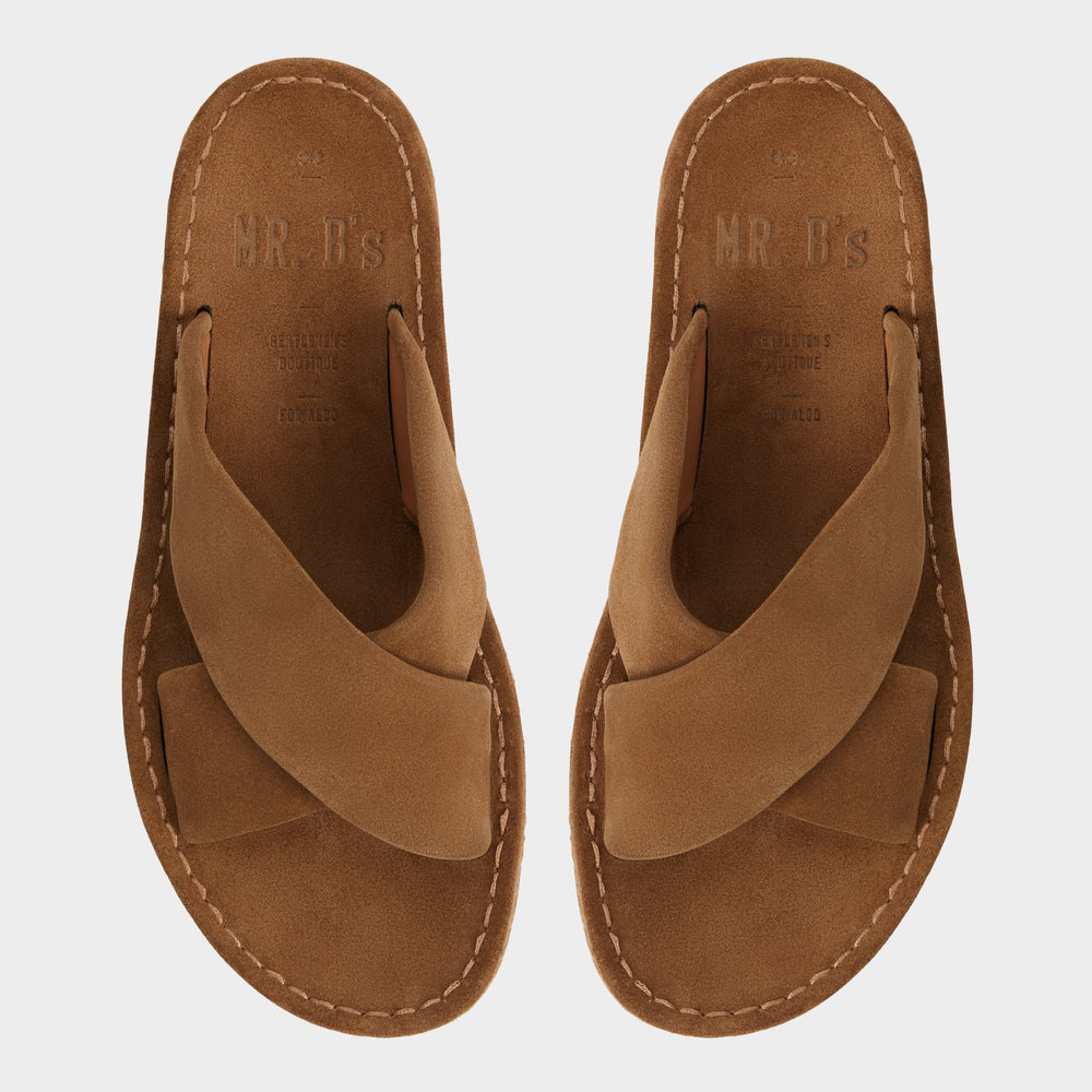 Aldo Steele Light Brown Men's Sandals & Slides - Slide sandal New|Men