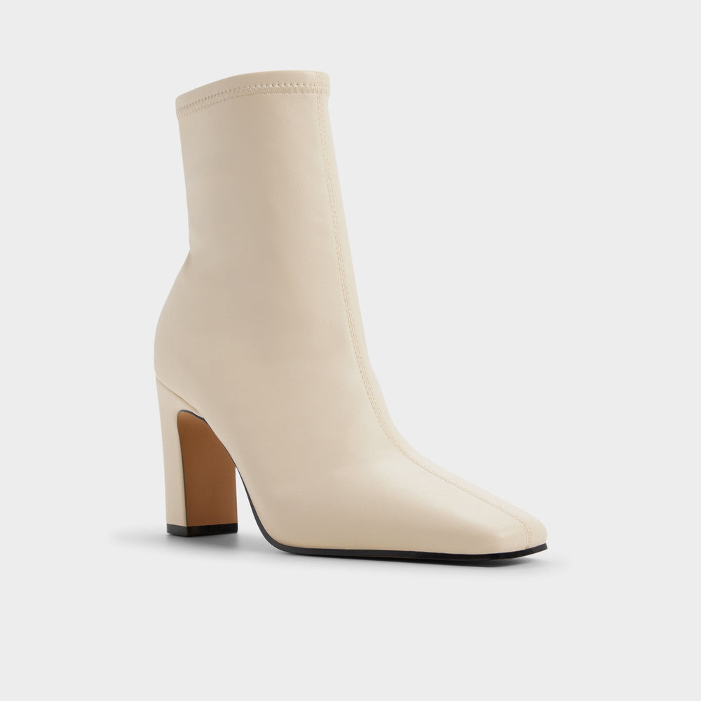 Aldo Cybele in Cream - Ankle boot, Block heel Women