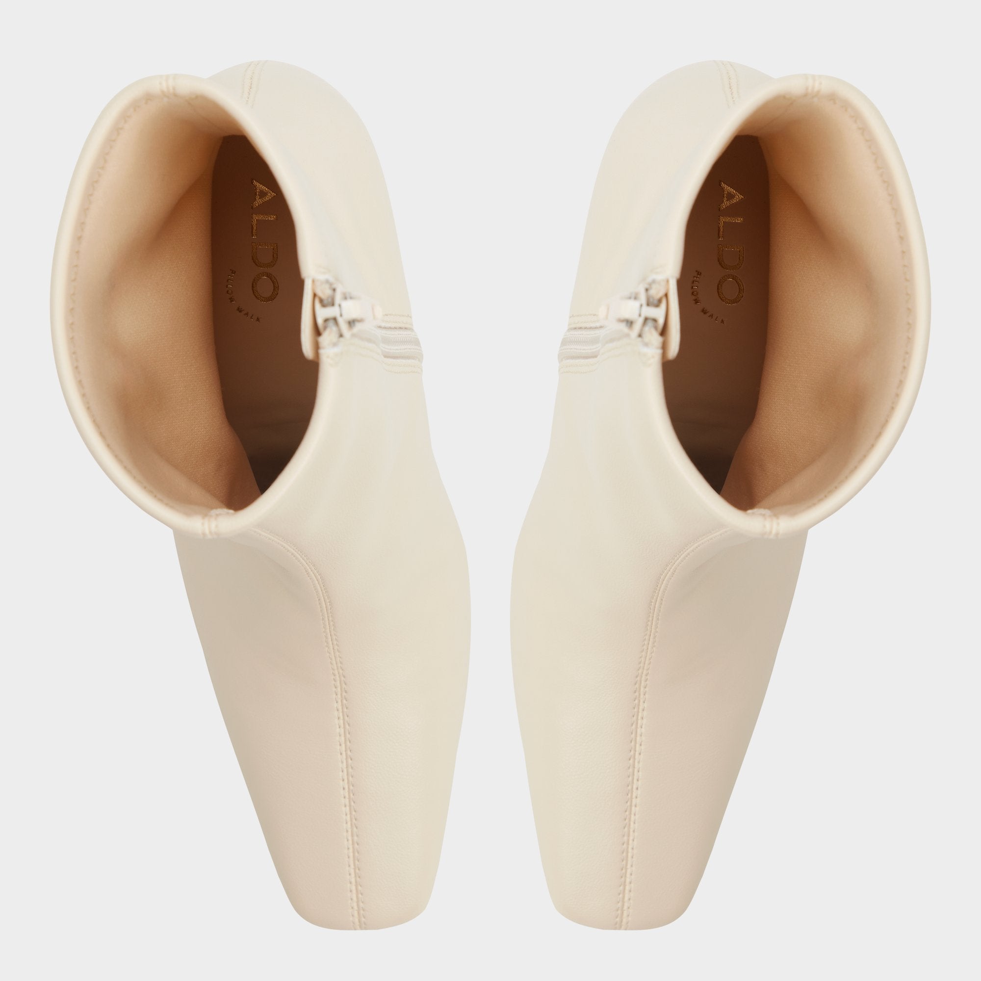 Aldo Cybele in Cream - Ankle boot, Block heel Women