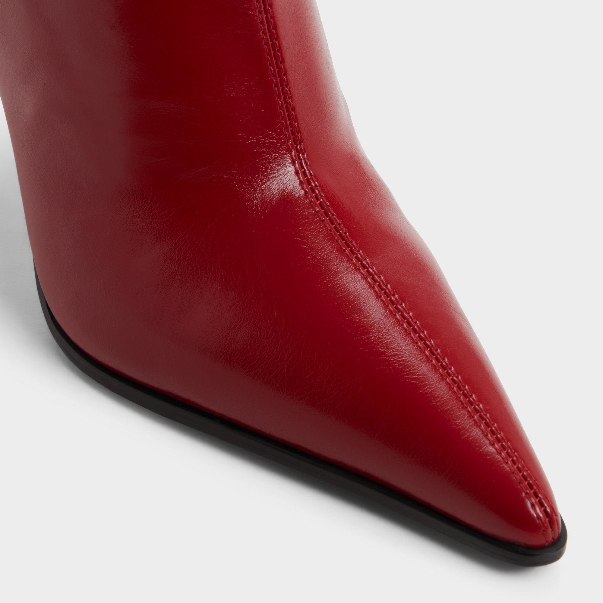 Aldo Re in Emily Medium Red - Knee-high boot, Stiletto heel Women|New