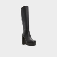 Aldo Albie Black Women's Tall Boots - Knee-high boot, Platform Women