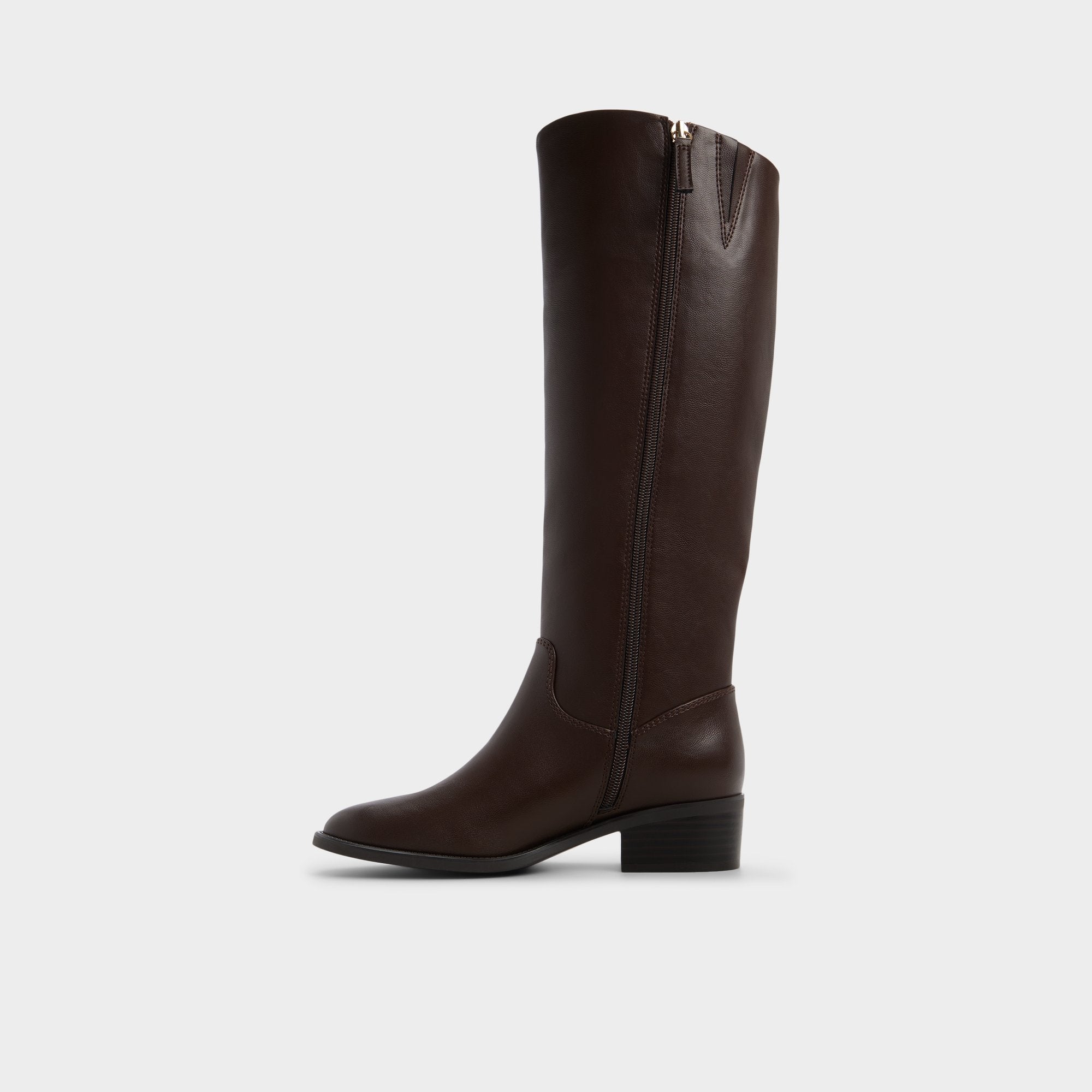 Aldo Kaydienh in Dark Brown - Knee-high boot, Block heel Women