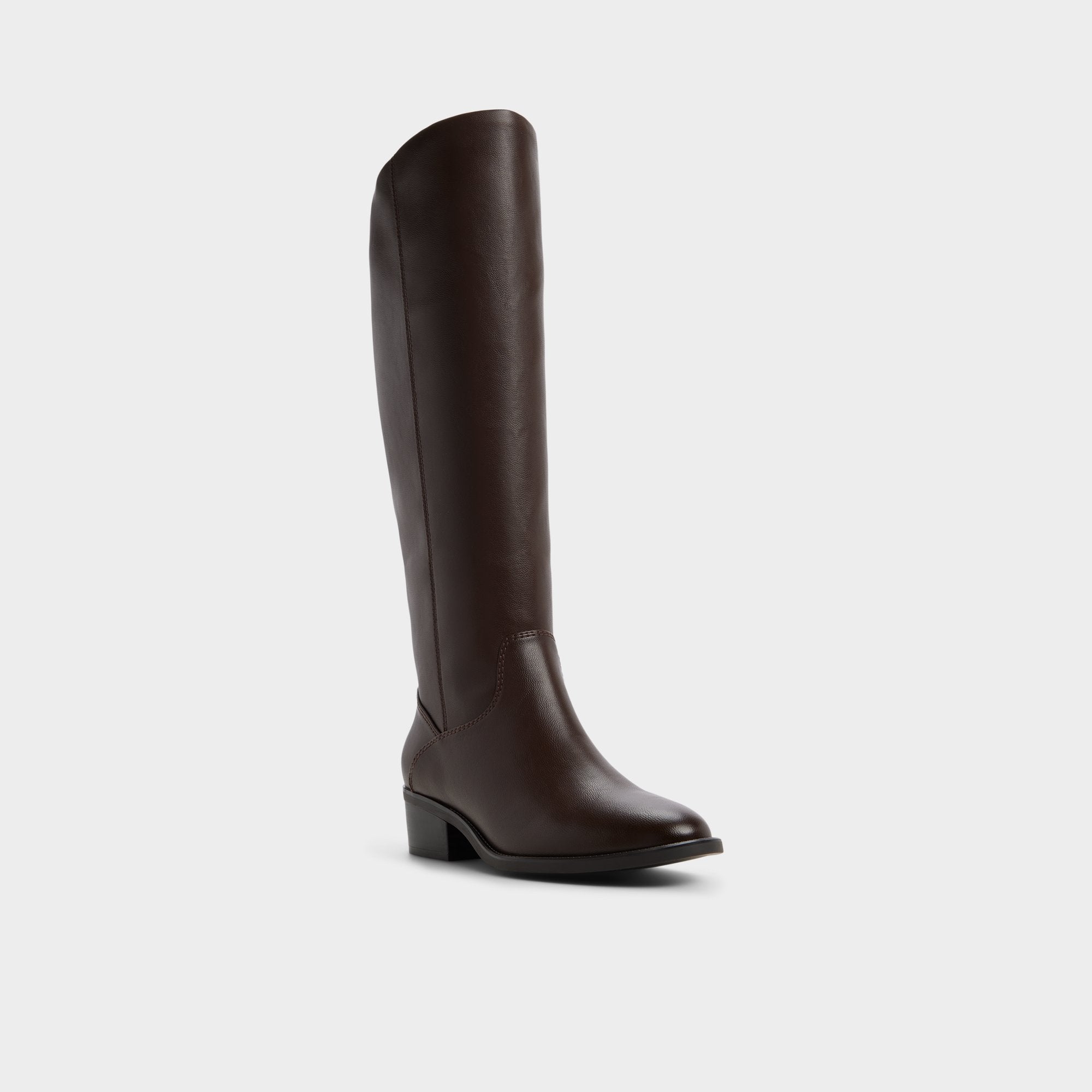 Aldo Kaydienh in Dark Brown - Knee-high boot, Block heel Women