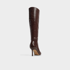 Aldo Saphiria Dark Brown Women's Tall Boots - Knee-high boot, Stiletto heel Women|Bags