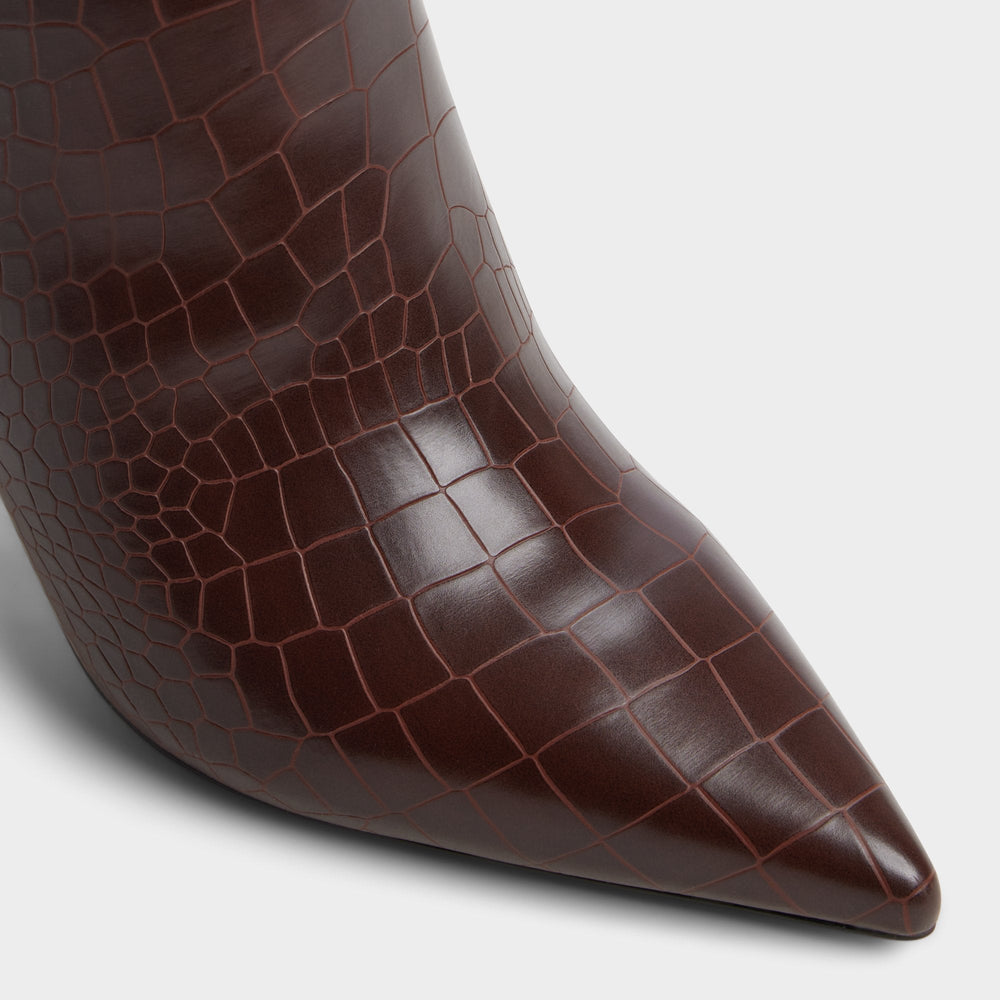 Aldo Saphiria Dark Brown Women's Tall Boots - Knee-high boot, Stiletto heel Women|Bags