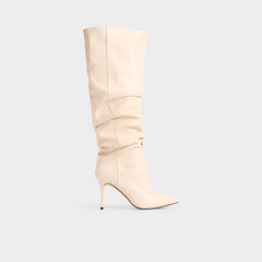 Aldo Daroba in Cream - Over-the-knee boot, Stiletto heel Women