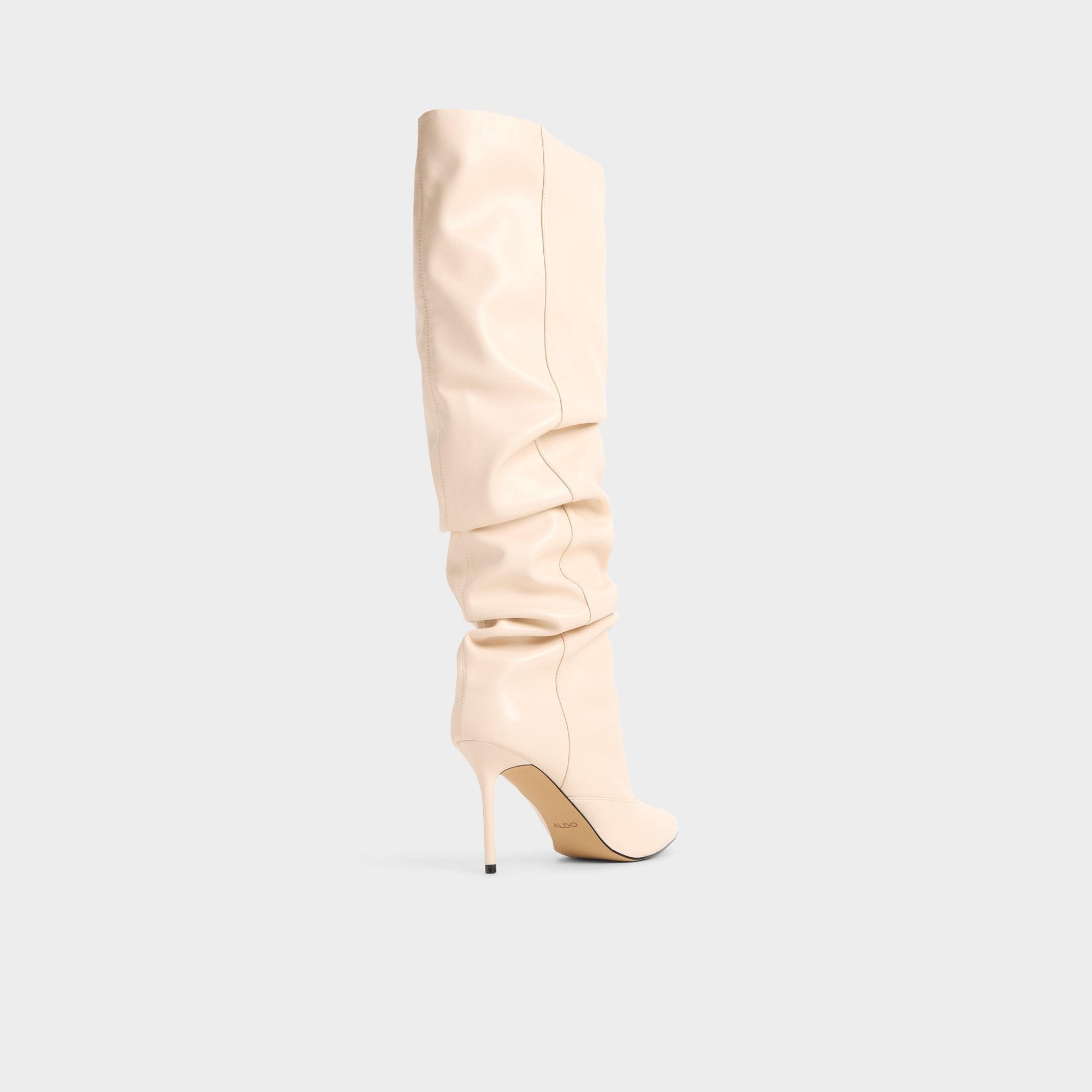 Aldo Daroba in Cream - Over-the-knee boot, Stiletto heel Women