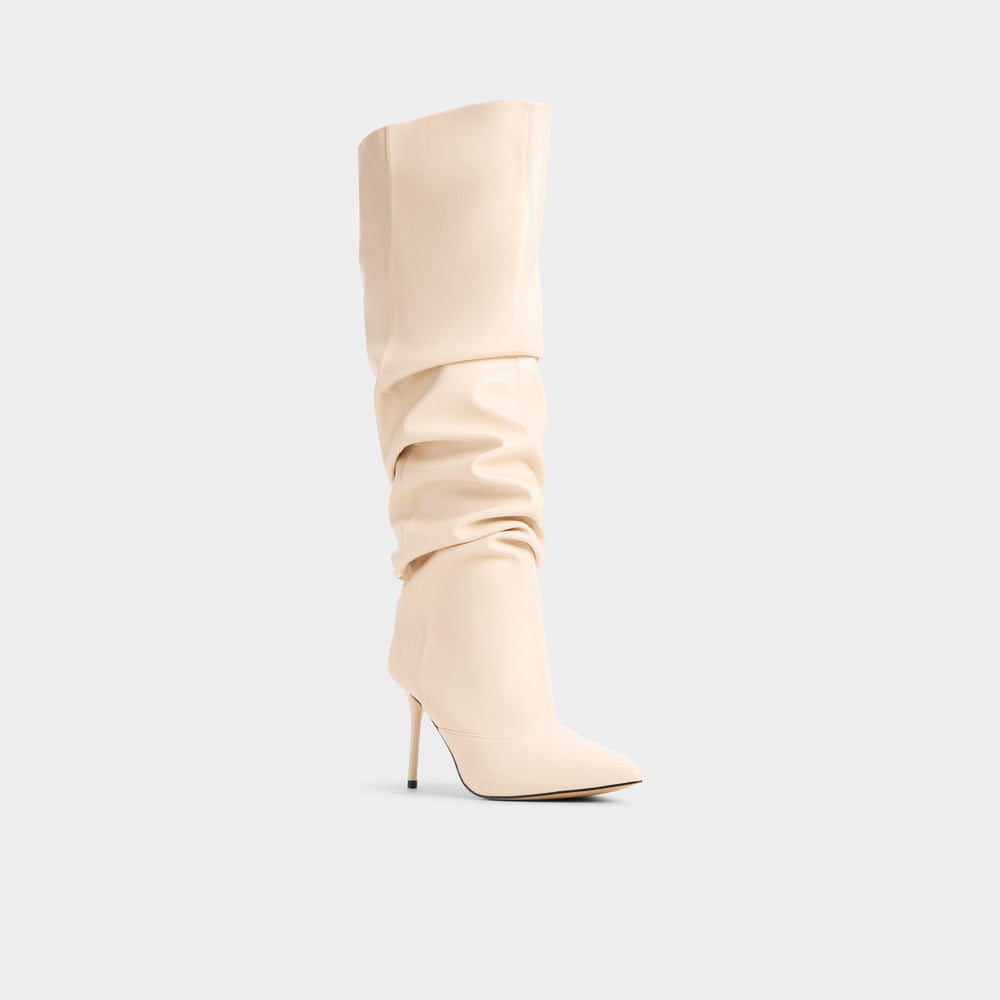 Aldo Daroba in Cream - Over-the-knee boot, Stiletto heel Women