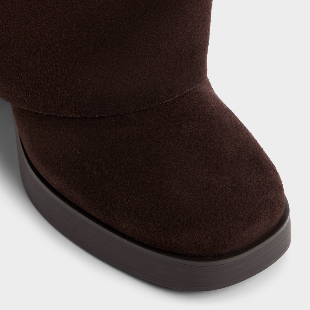 Aldo Maeveh in Dark Brown - Knee-high boot, Platform Women
