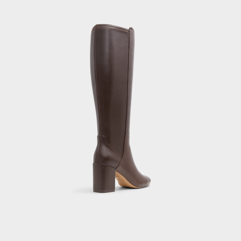 Aldo Satori-wc Brown Overflow Women's Tall Boots - Knee-high boot, Brown Women