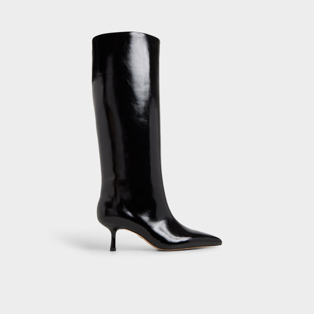 Aldo Selora Black Women's Tall Boots - Knee-high boot, Stiletto heel Women
