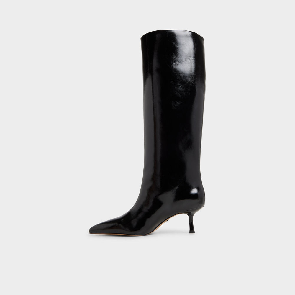 Aldo Selora Black Women's Tall Boots - Knee-high boot, Stiletto heel Women