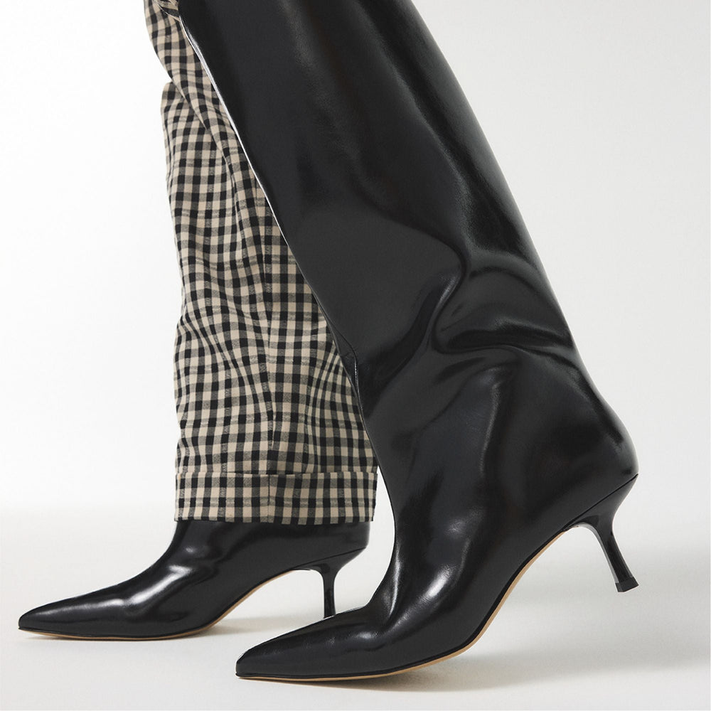 Aldo Selora Black Women's Tall Boots - Knee-high boot, Stiletto heel Women