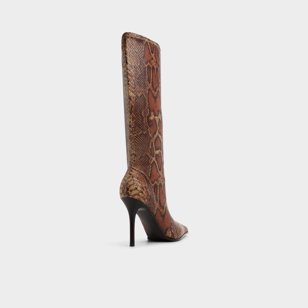 Aldo Re in Emily Brown Multi - Knee-high boot, Stiletto heel Women