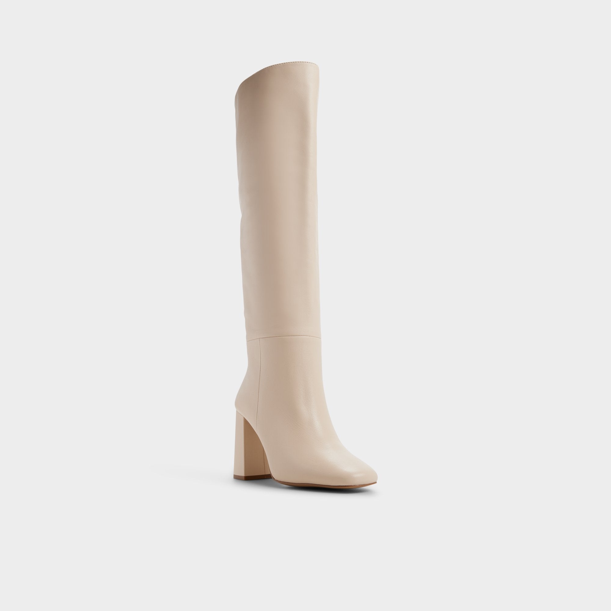 Aldo Helana in Cream - Knee-high boot, Block heel Women