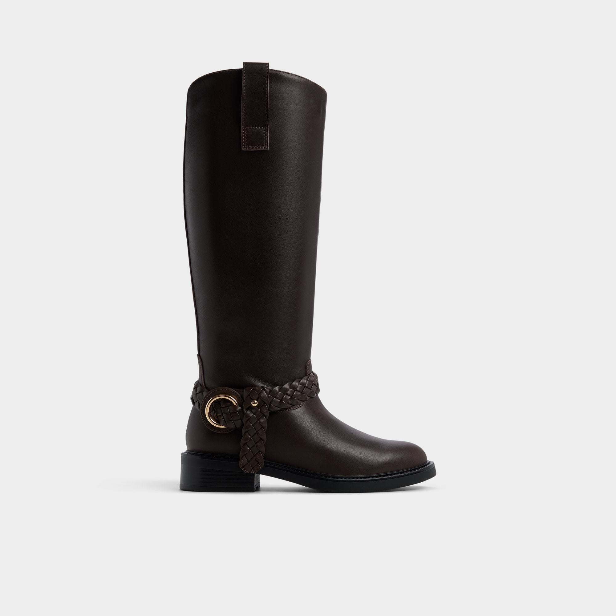 Aldo Philippa in Dark Brown - Riding boot, Block heel Women