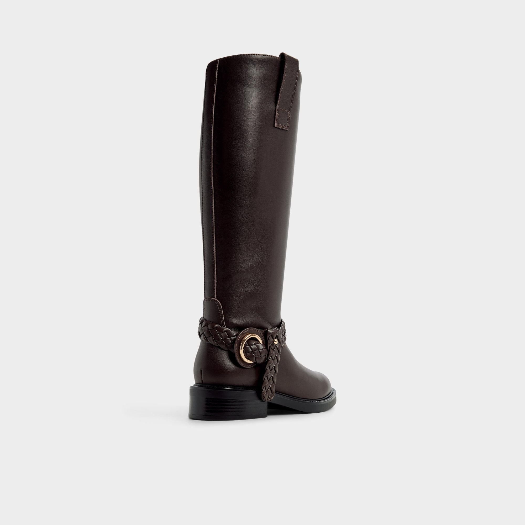 Aldo Philippa in Dark Brown - Riding boot, Block heel Women