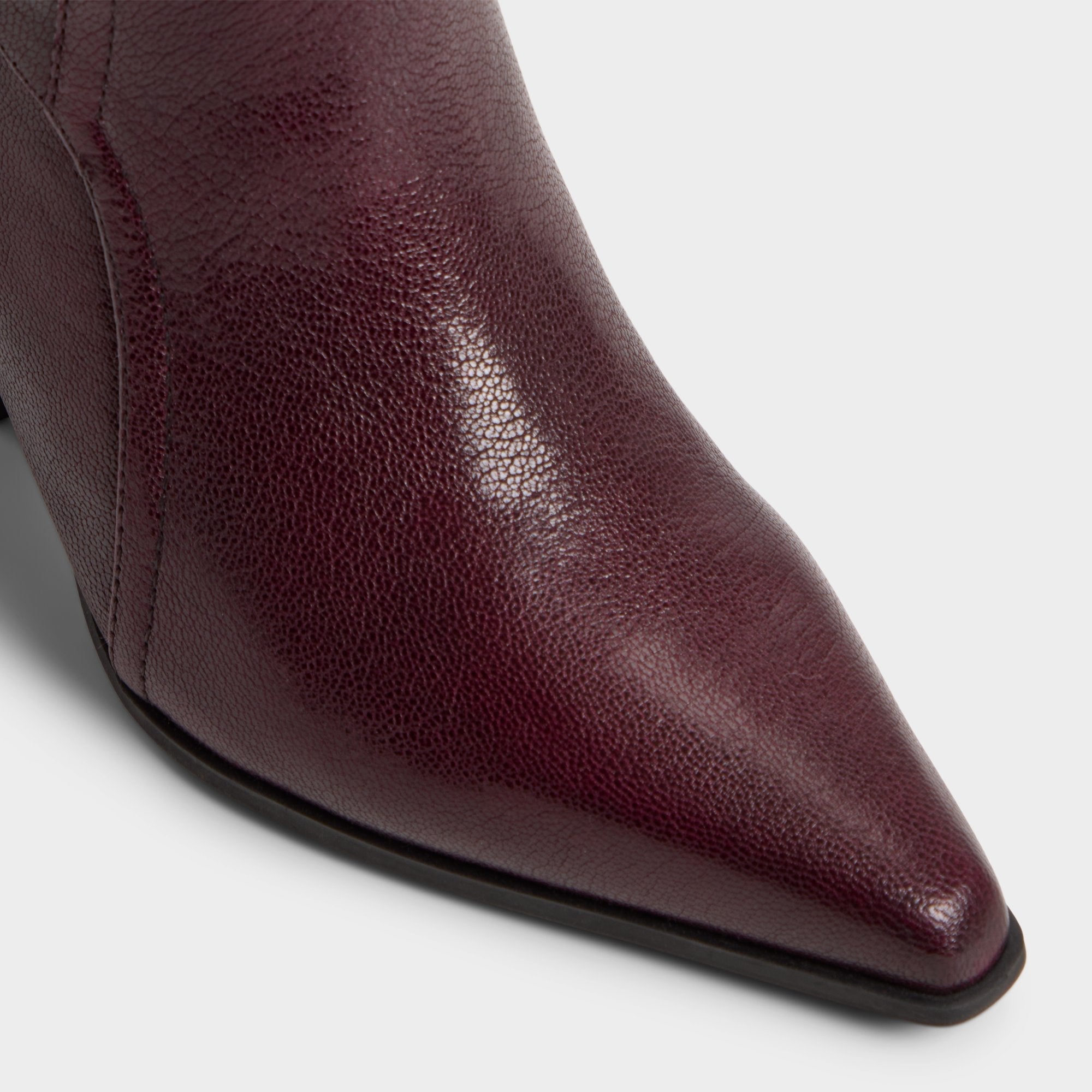 Aldo Saddle in Bordo - Knee-high boot, Block heel Women