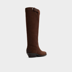 Aldo Emberlyn in Dark Brown 14163446 - Knee-high western boot, Cup sole Women