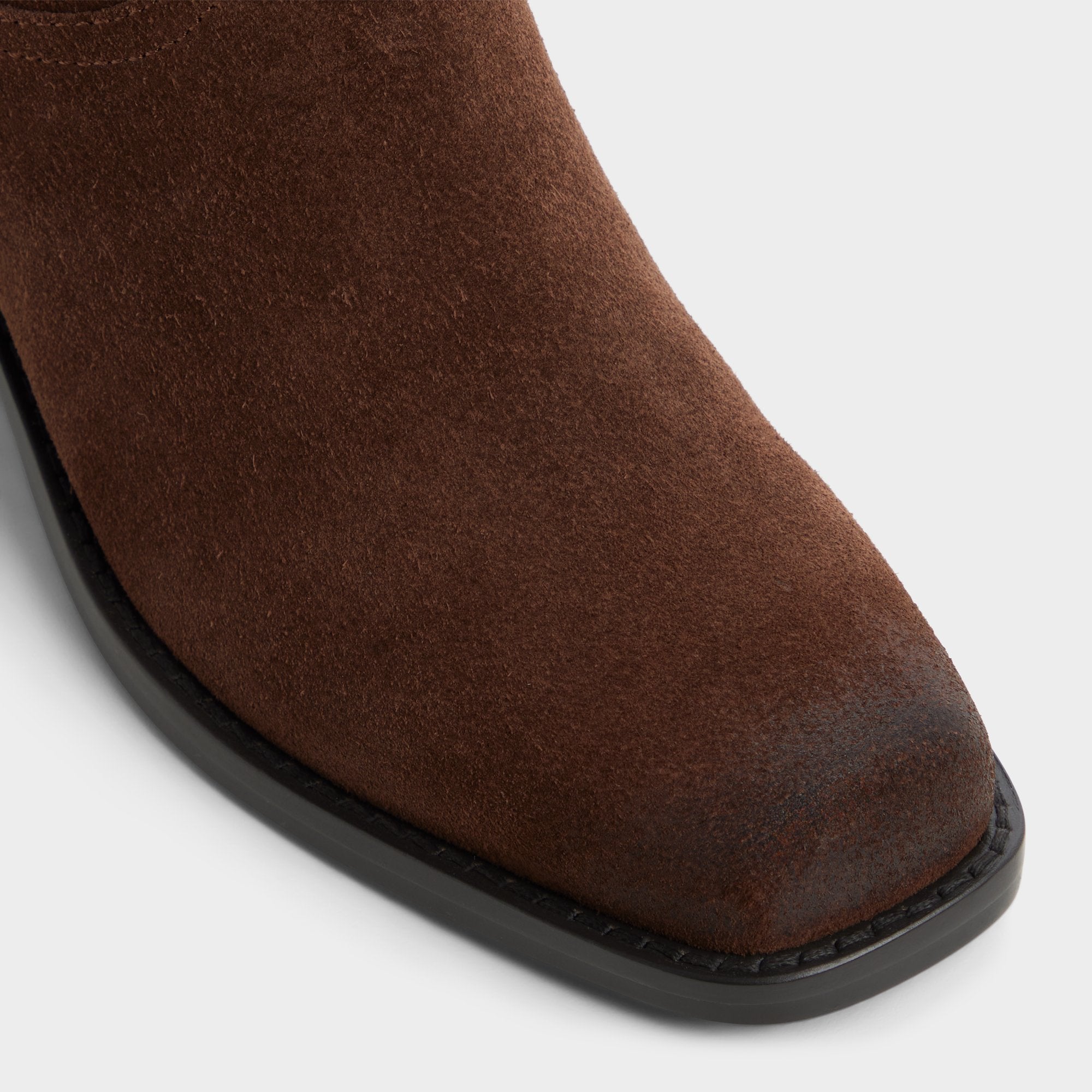 Aldo Emberlyn in Dark Brown 14163446 - Knee-high western boot, Cup sole Women