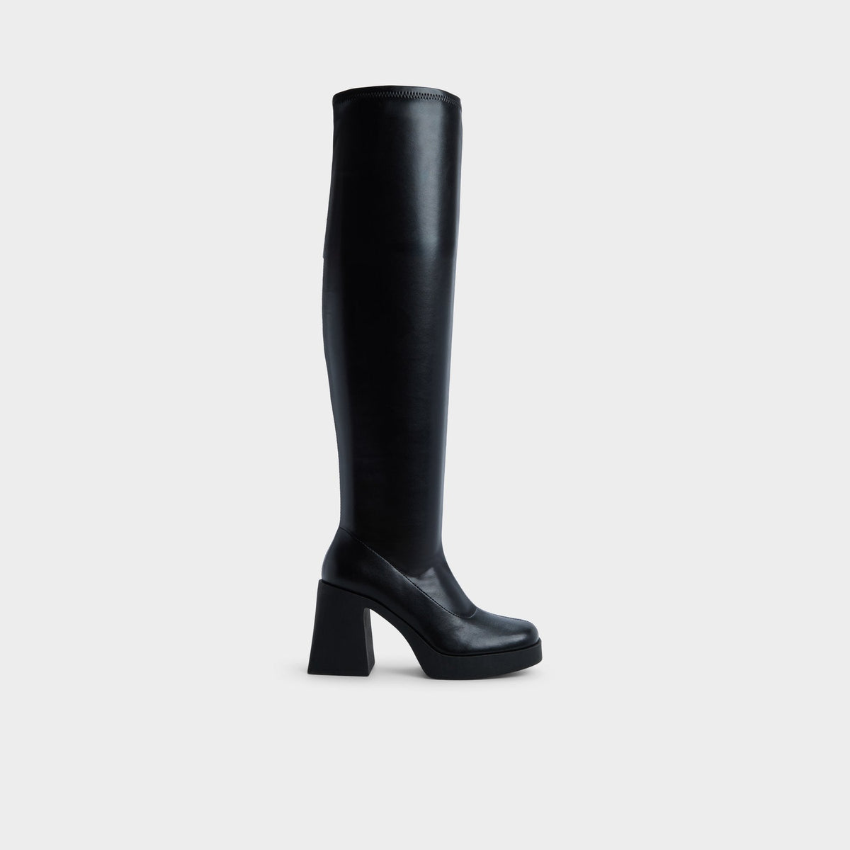 Aldo Maritza in Black - Over-the-knee boot, Platform Women