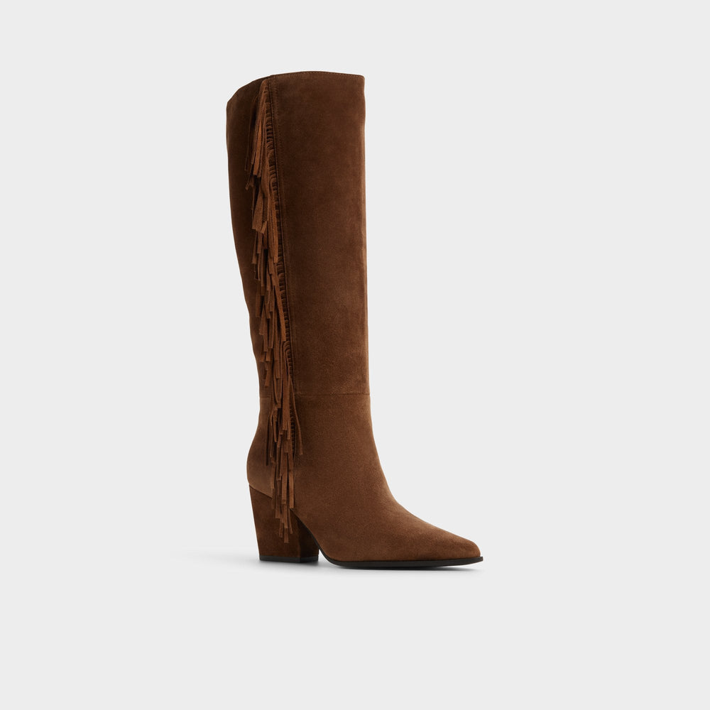 Aldo Kaelya in Dark Brown - Knee-high boot, Block heel Women