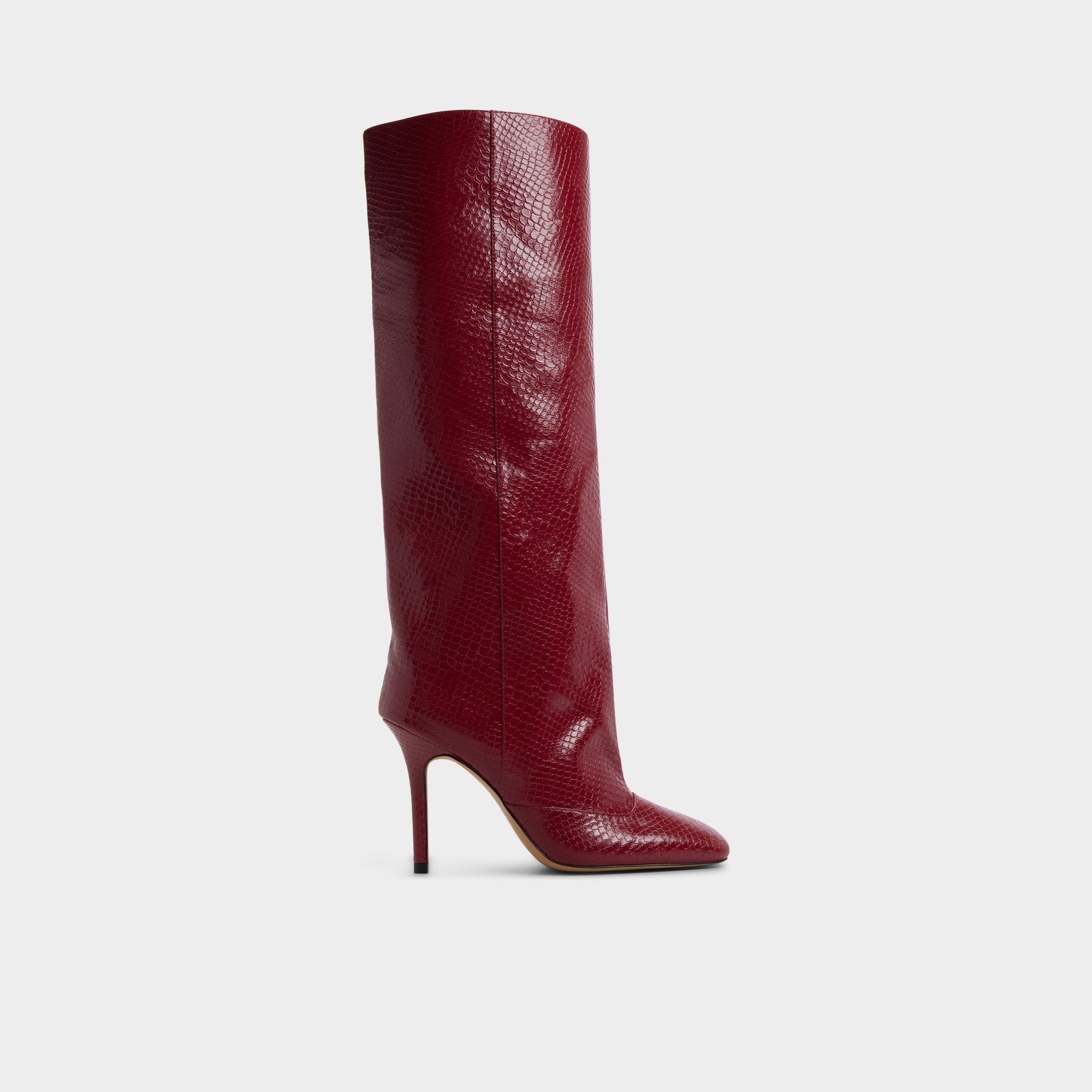 Aldo Aleena in Dark Red - Knee-high boot, Stiletto heel Women