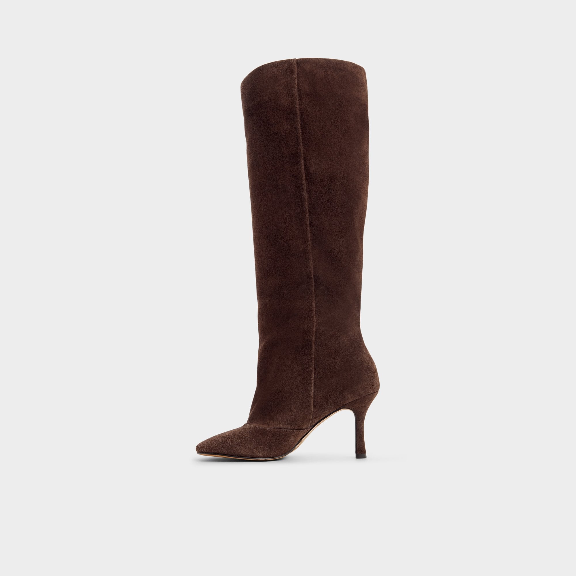 Aldo Frankey in Dark Brown - Knee-high boot, Stiletto heel Women
