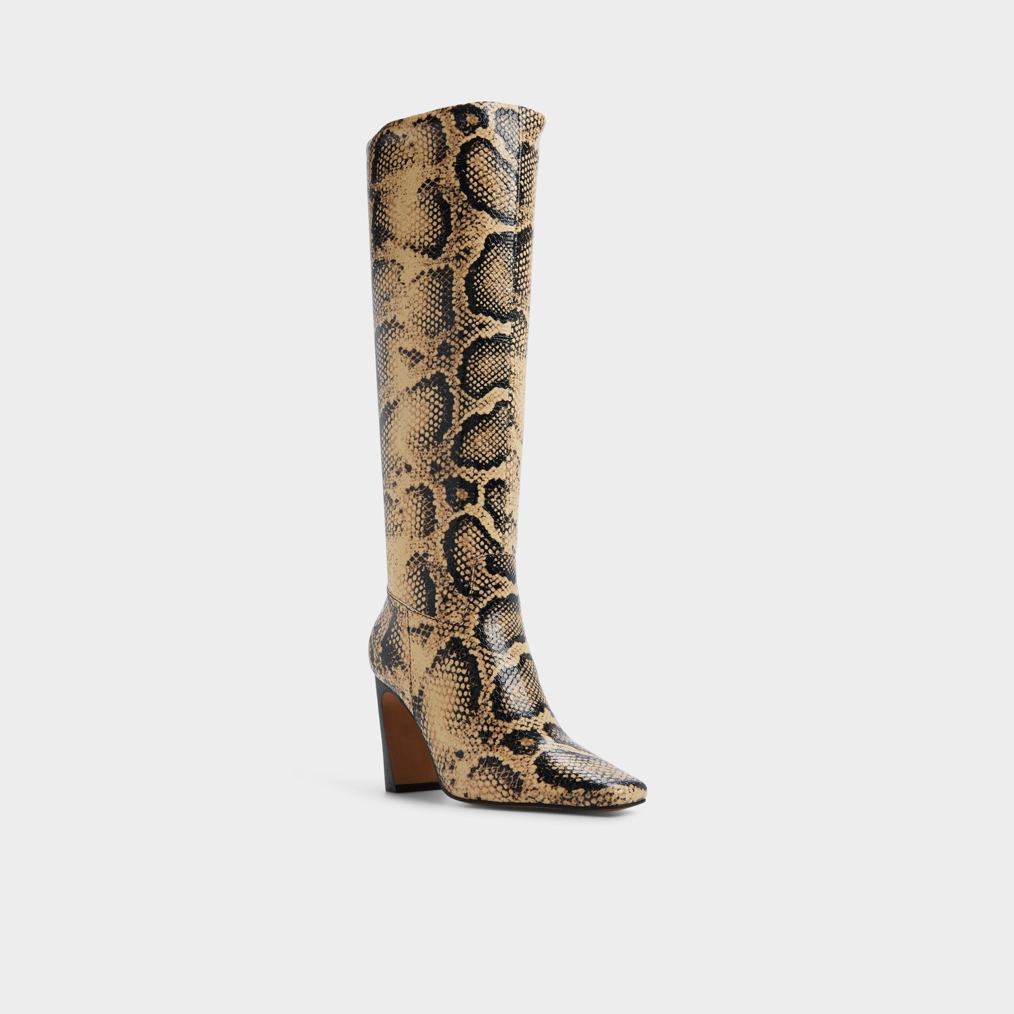 Aldo Vivienna in Brown Multi - Knee-high boot, Block heel Women