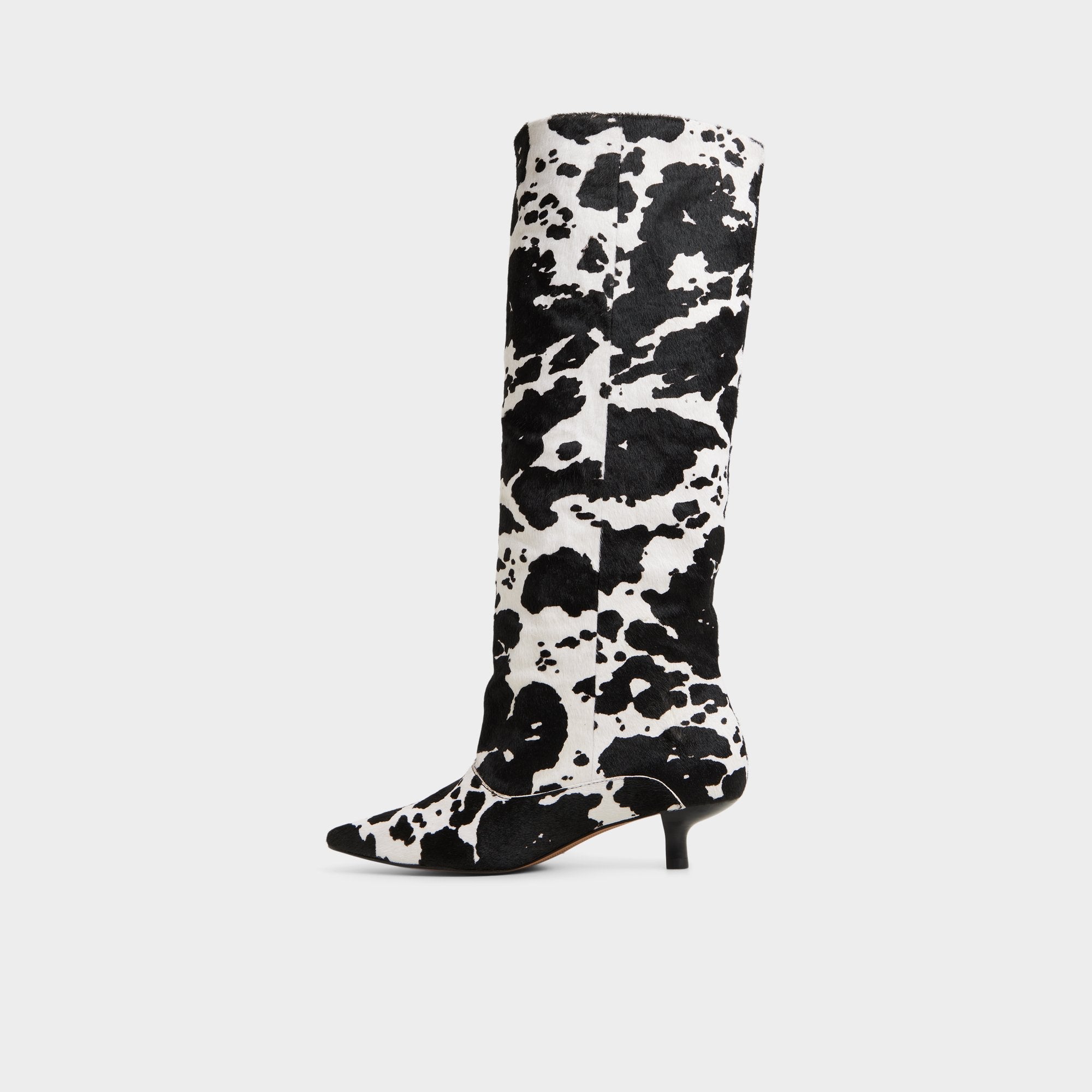 Aldo Everose in White Black - Knee-high boot, Kitten heel Women