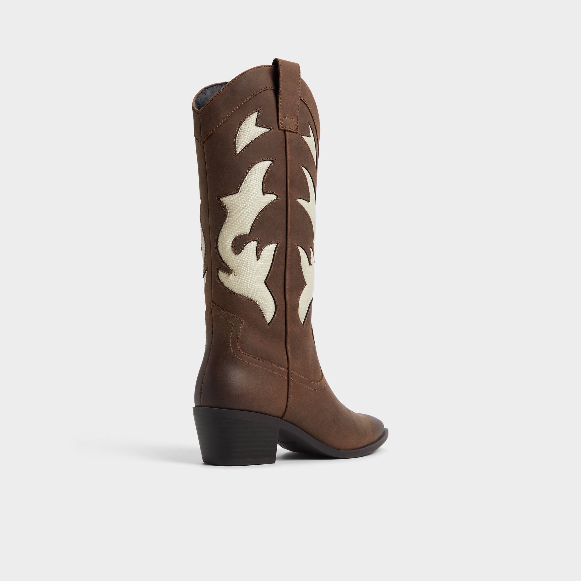 Aldo Nebraska Royal Brown Women's Western - Mid-calf western boot Women
