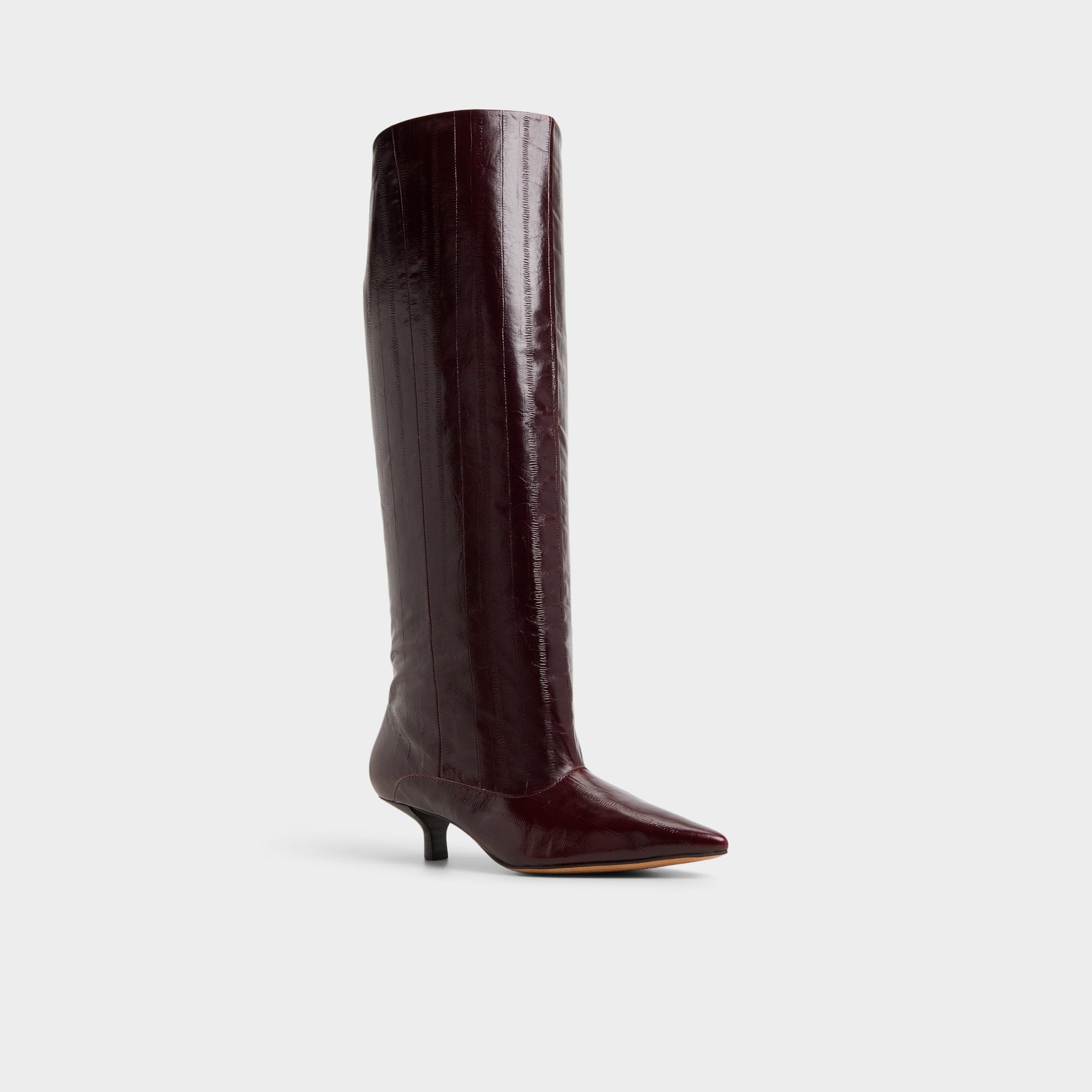 Aldo Everose in Bordo - Knee-high boot, Kitten heel Women|Bags