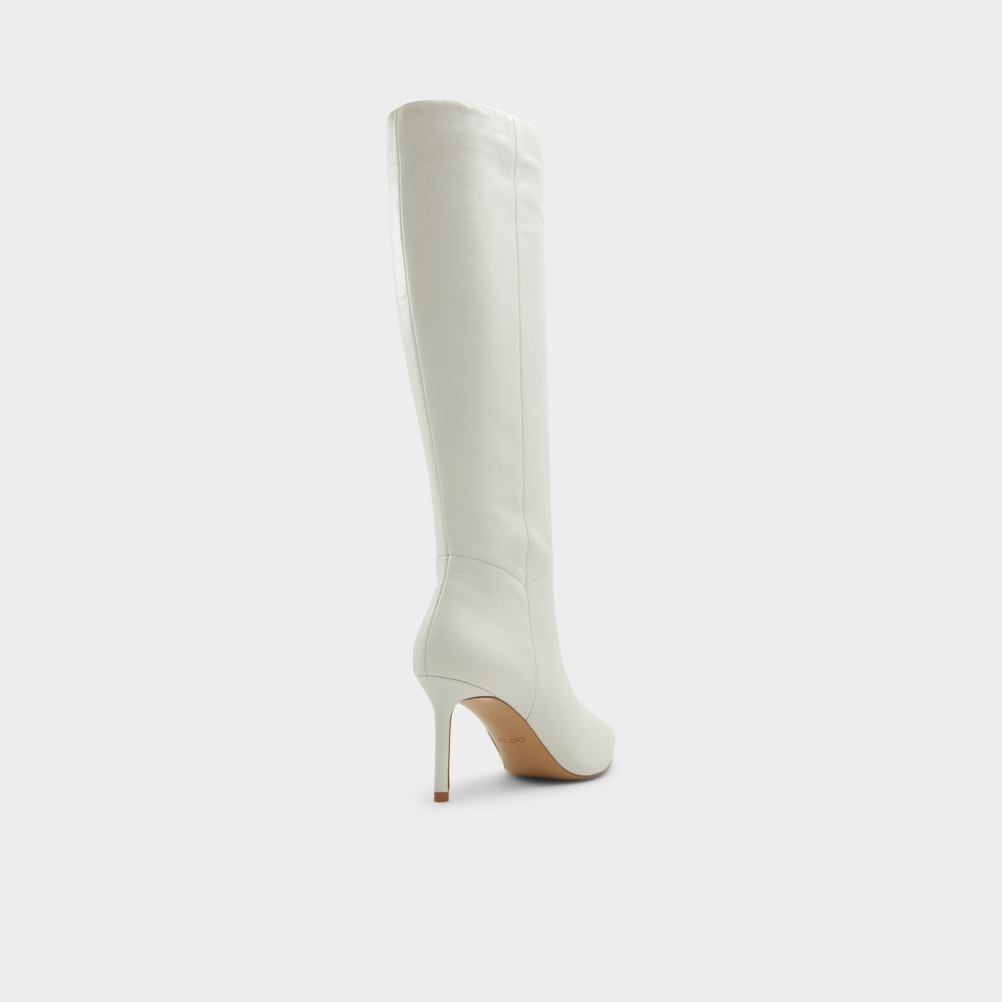 Aldo Laroche-wc White/Bone Women's Tall Boots - Knee-high boot, Stiletto heel Women