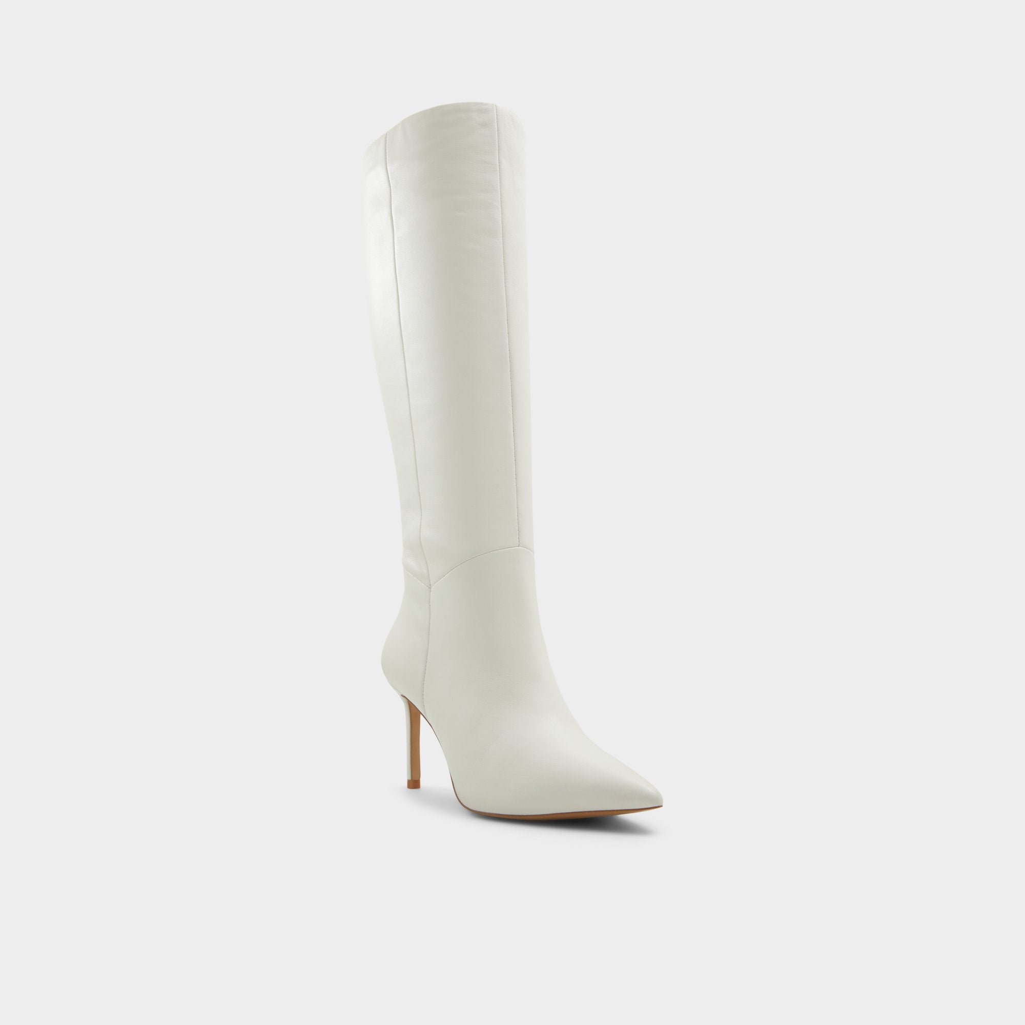 Aldo Laroche-wc White/Bone Women's Tall Boots - Knee-high boot, Stiletto heel Women