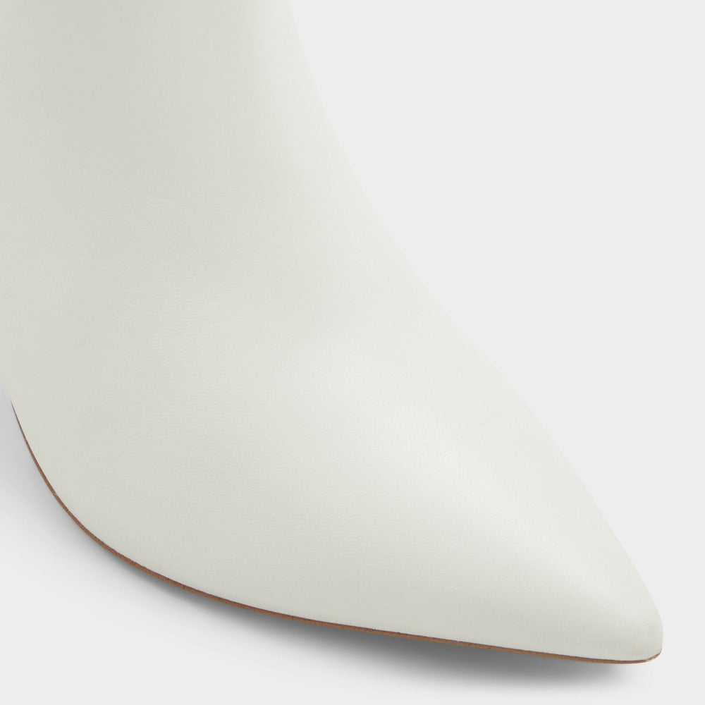 Aldo Laroche-wc White/Bone Women's Tall Boots - Knee-high boot, Stiletto heel Women