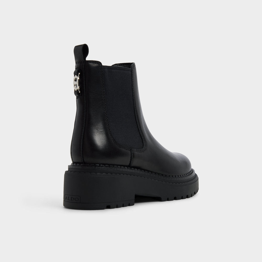 Aldo Bestina in Black - Chelsea boot, Lug sole Women