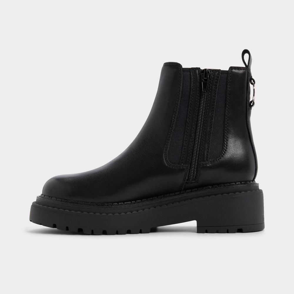 Aldo Bestina in Black - Chelsea boot, Lug sole Women
