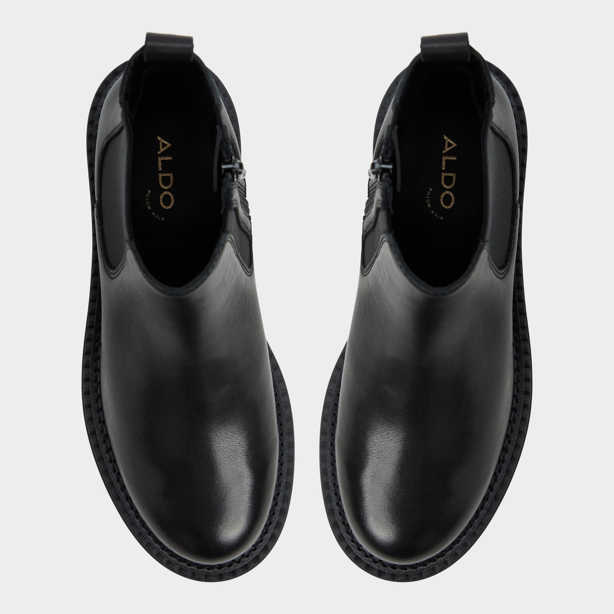 Aldo Bestina in Black - Chelsea boot, Lug sole Women