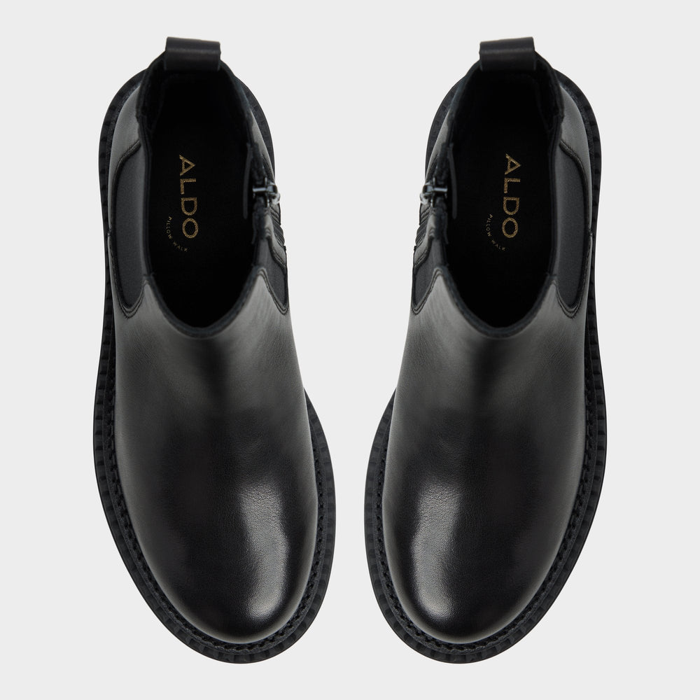 Aldo Bestina in Black - Chelsea boot, Lug sole Women