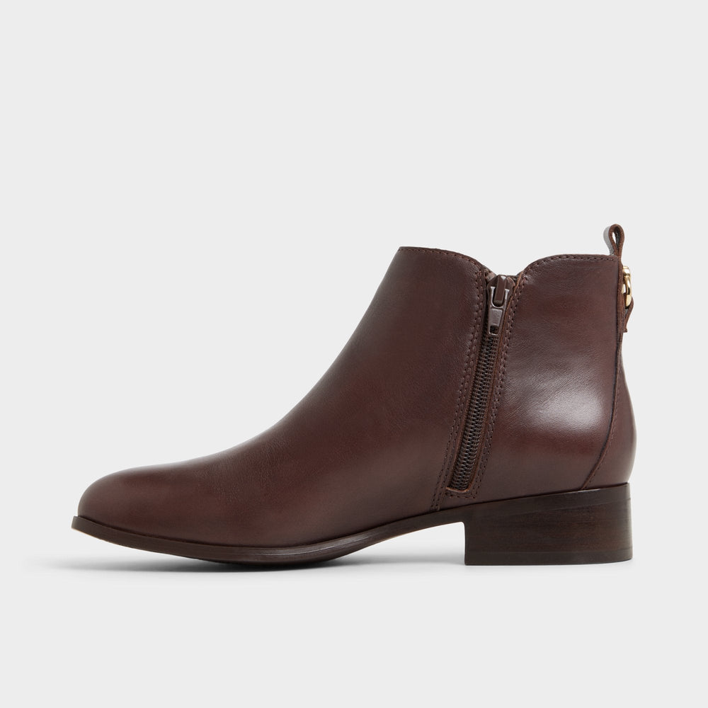 Aldo Verity in Dark Brown - Chelsea boot, Block heel Women