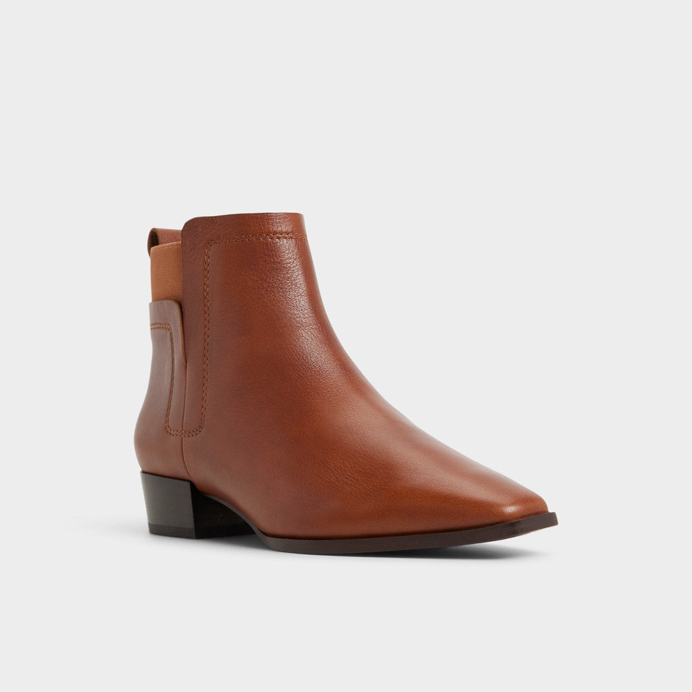Aldo Raneldar in Medium Brown - Chelsea boot, Block heel Women