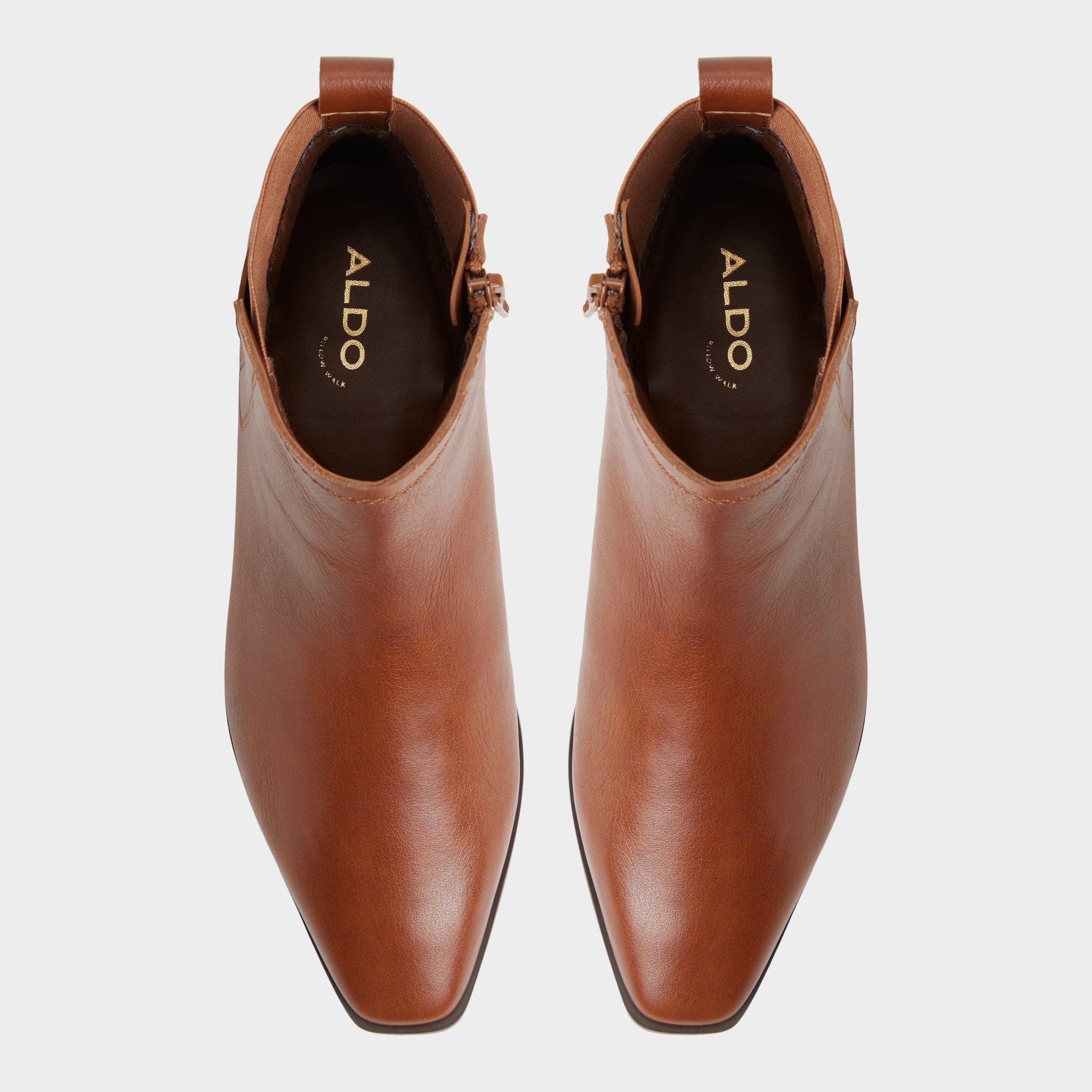 Aldo Raneldar in Medium Brown - Chelsea boot, Block heel Women