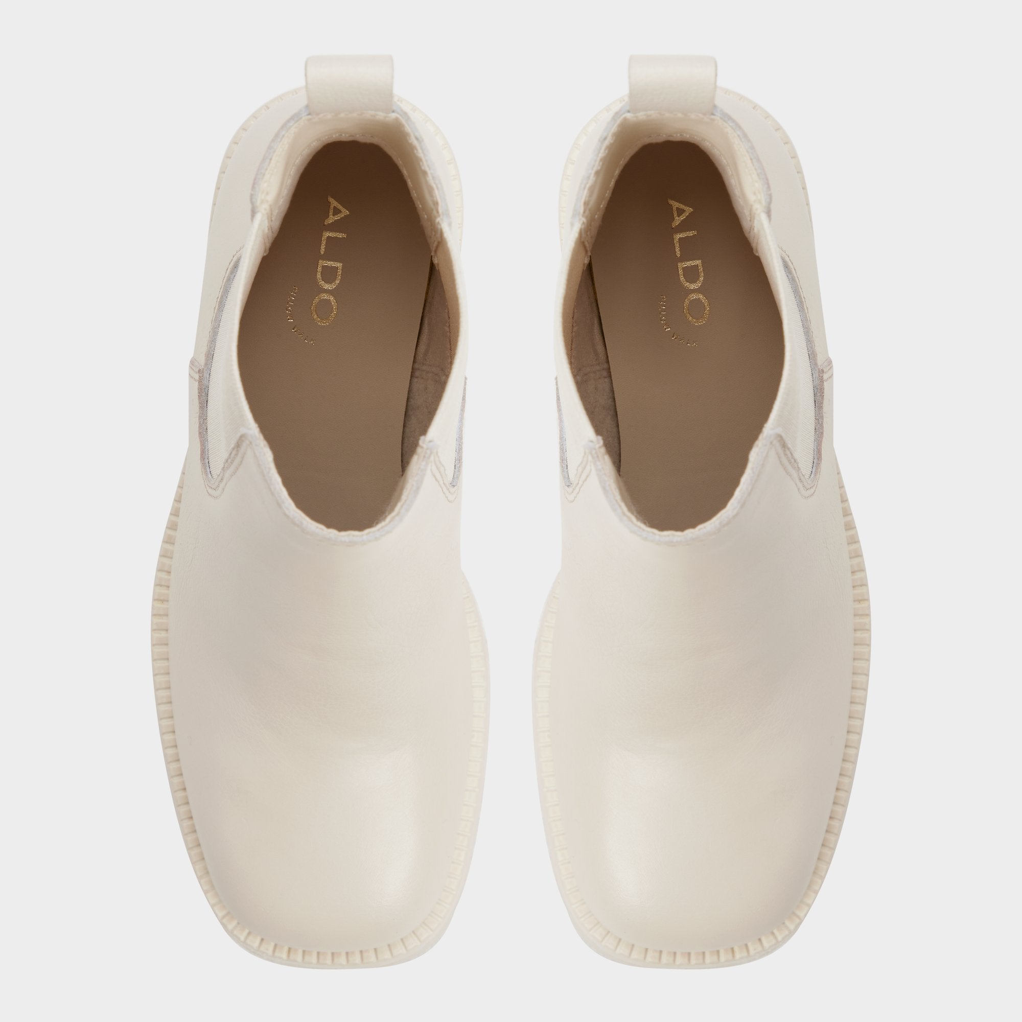 Aldo Anneliese in Other White - Chelsea boot, Lug sole Women