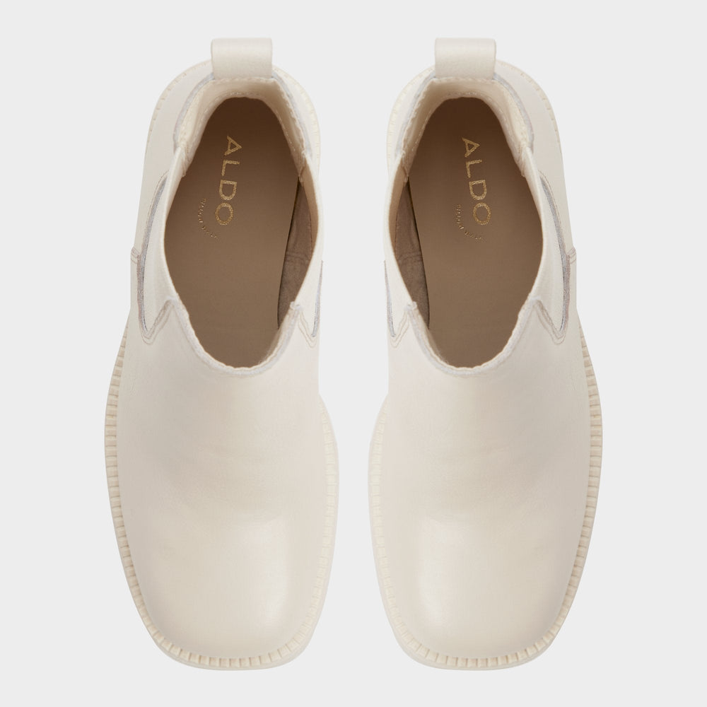 Aldo Anneliese in Other White - Chelsea boot, Lug sole Women