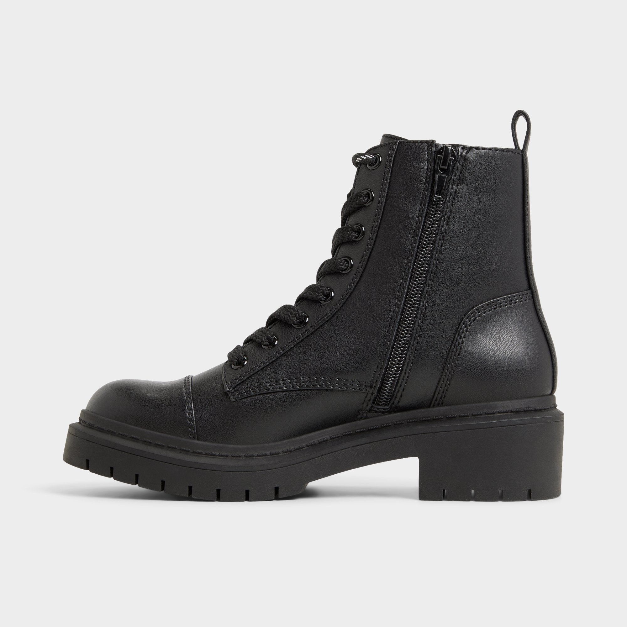 Aldo Goer Black Women's Casual boots - Combat ankle boot, Lug sole Women